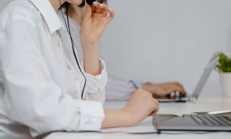 telecom support call center